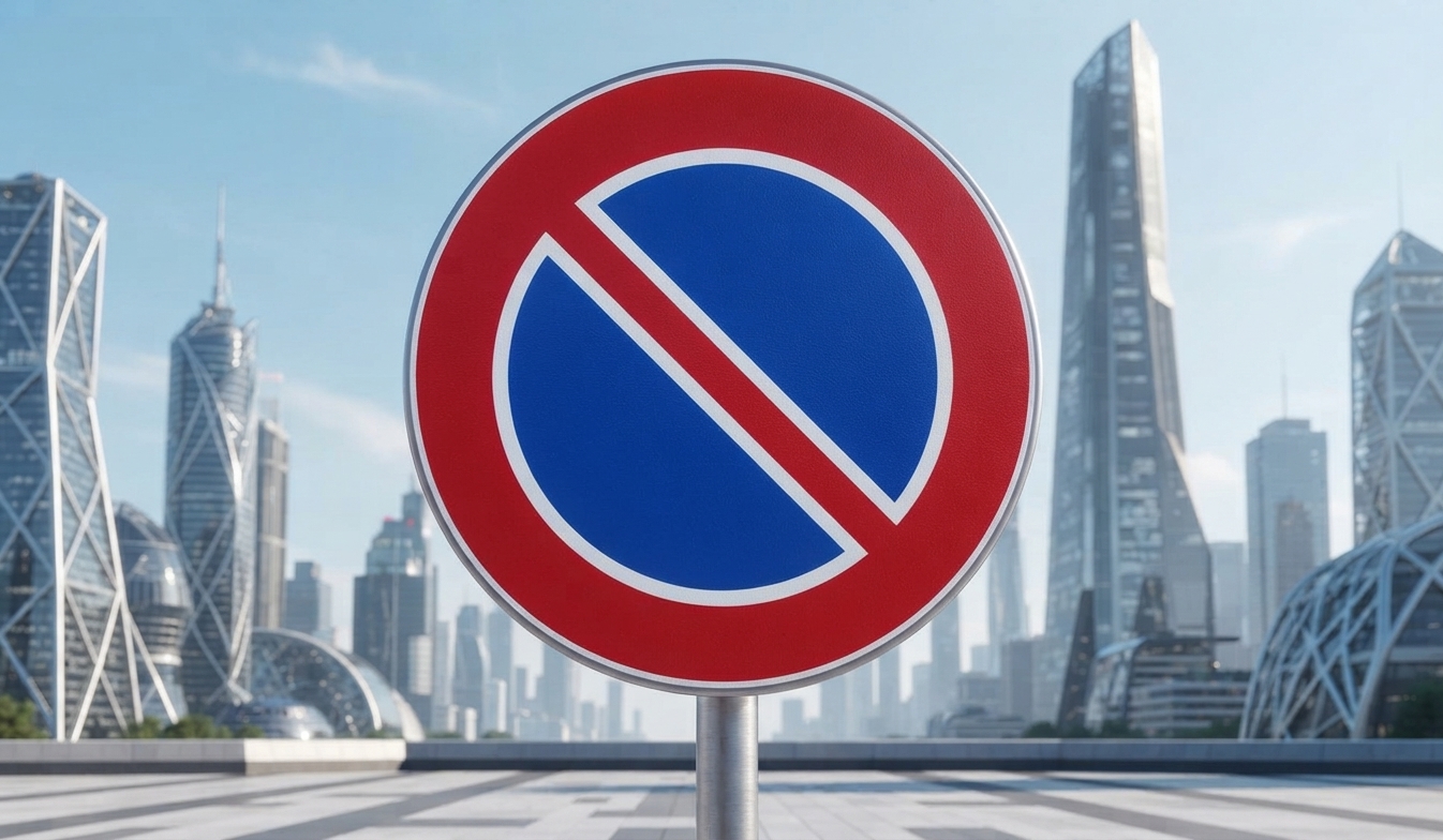 Cartelli divieto di sosta per posizionamento autoscala a Roma